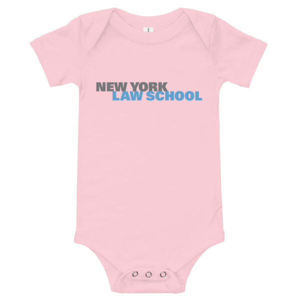 NYLS baby-short-sleeve-one-piece-PINK-front