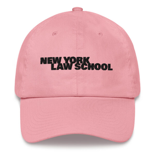 nyls classic-dad-hat-light-pink-front