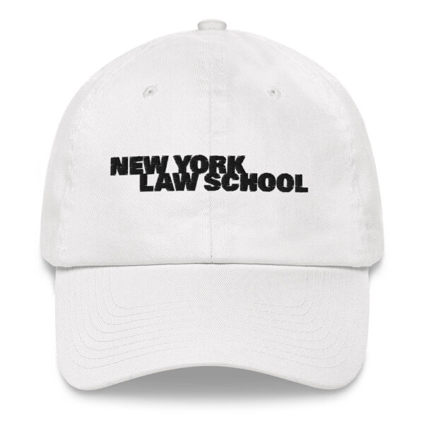 nyls classic-dad-hat-white-front