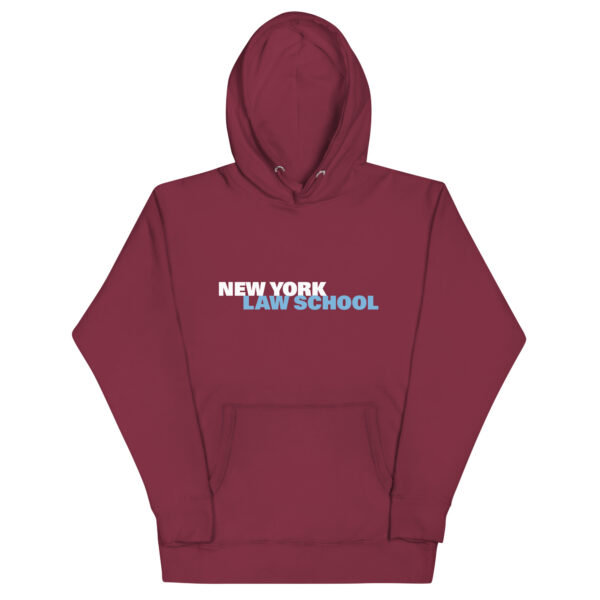 NYLS unisex-premium-hoodie-Maroon-front