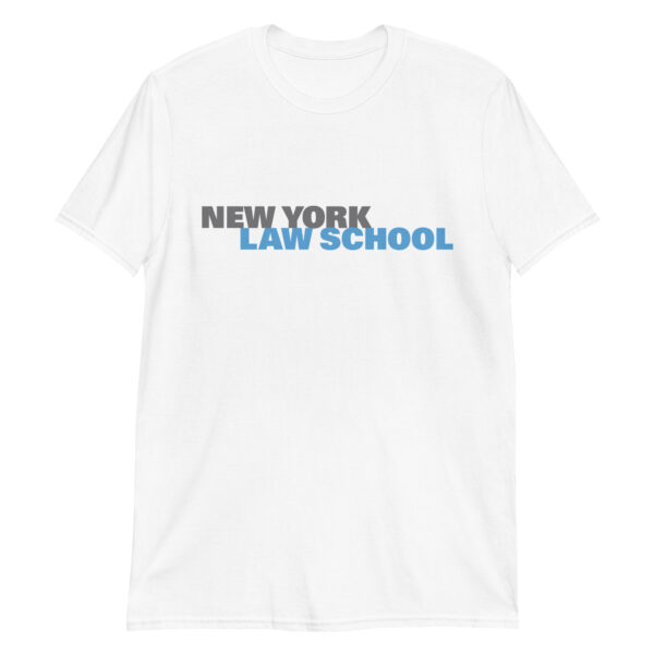 White Short-Sleeve T-Shirt With NYLS Logo