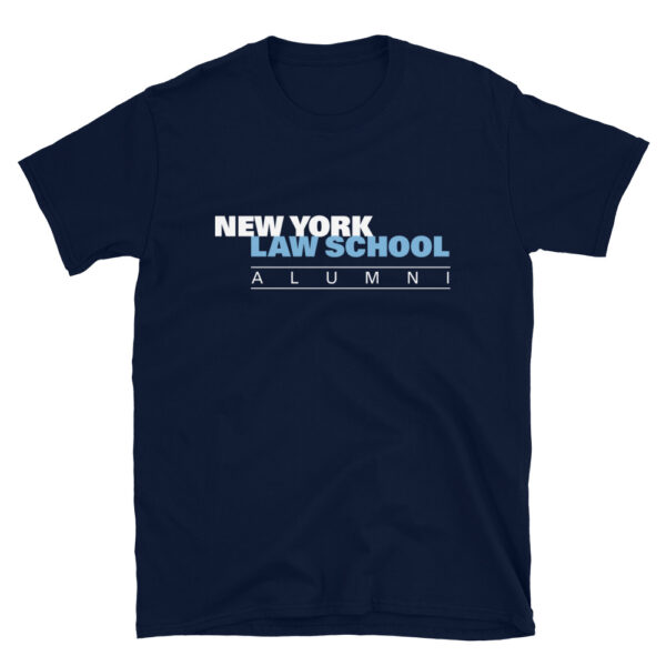 New York Law School Alumni navy blue tshirt