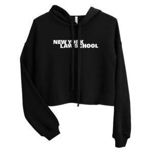 NYLS black hoodie with white logo