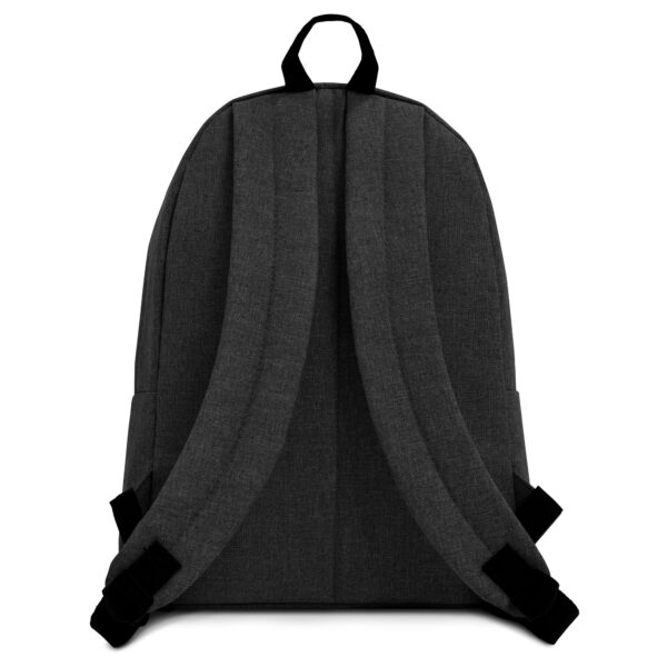 New York Law School embroidered-simple-backpack -anthracite - back