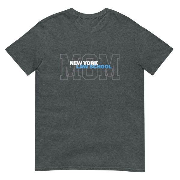 New York Law School mom t-shirt - dark heather