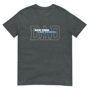 New York Law School dad t-shirt - dark heather