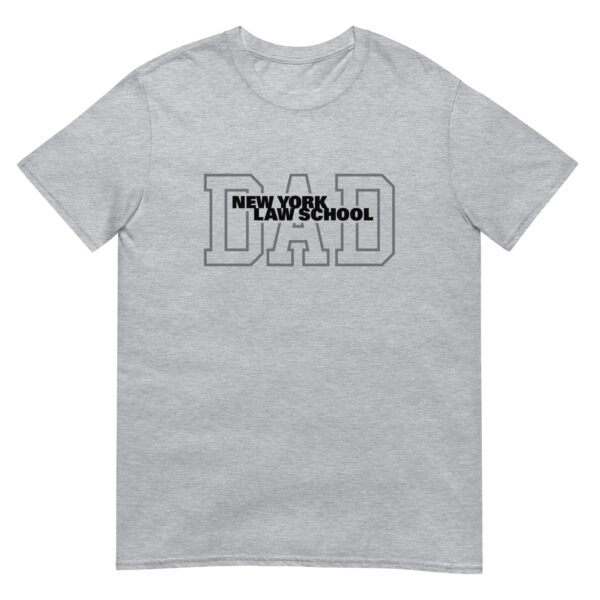 New York Law School dad t-shirt - grey