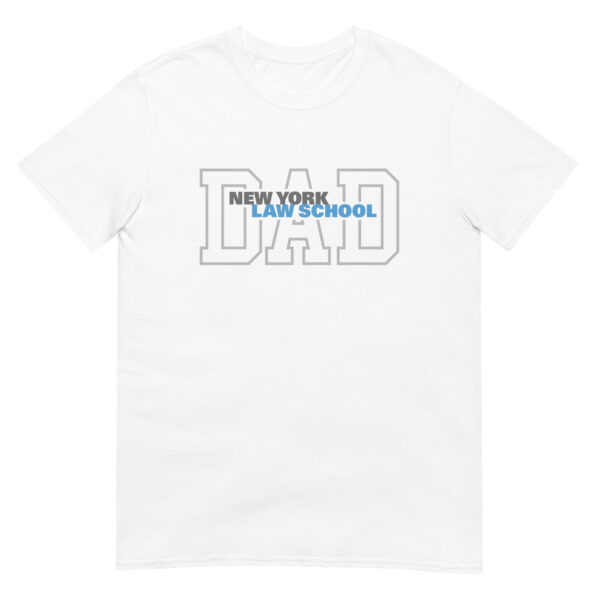 New York Law School dad t-shirt - white