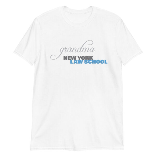 New York Law School grandma white tshirt