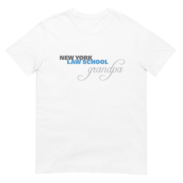 New York Law School grandpa white tshirt