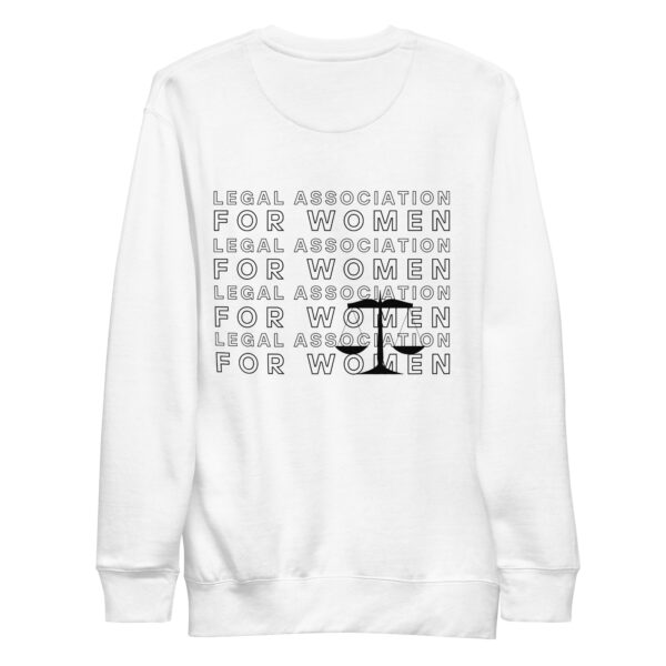 Unisex Premium Sweatshirt: Legal Association for Women White