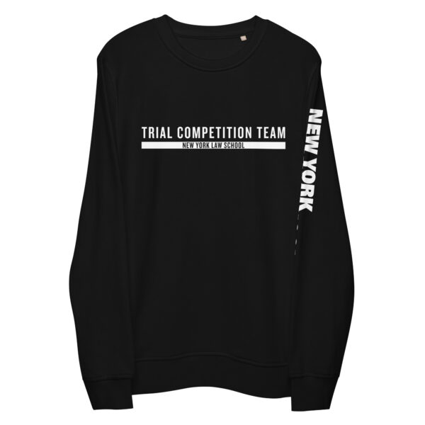 unisex-organic-sweatshirt-black-Trial Competition Team