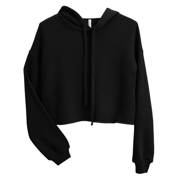 Crop Hoodie: Media, Entertainment, and Fashion Law Association Black