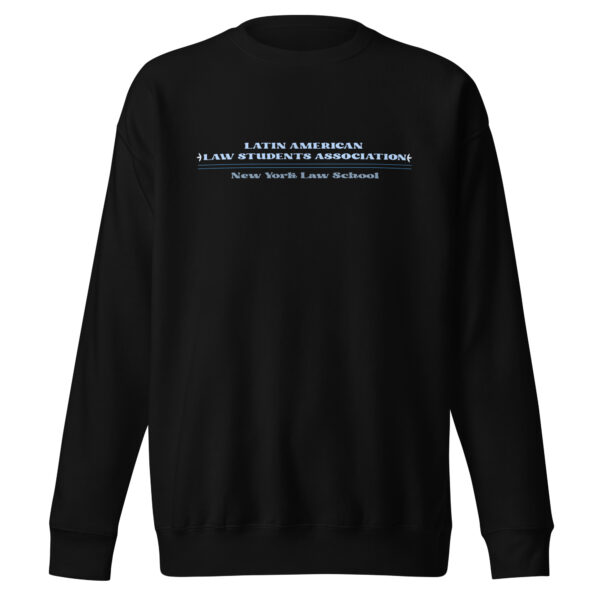 unisex-premium-sweatshirt-black-front- LALSA