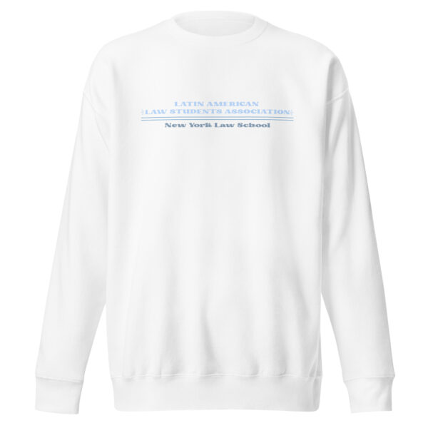 unisex-premium-sweatshirt-white-front- LALSA