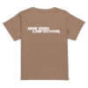 New York Law School womens-high-waisted-tee-latte-front