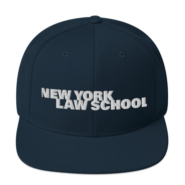 New York Law School classic-snapback-dark-navy-front