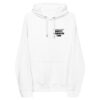 New York law School Dispute Resolution unisex-eco-raglan-hoodie-white-front