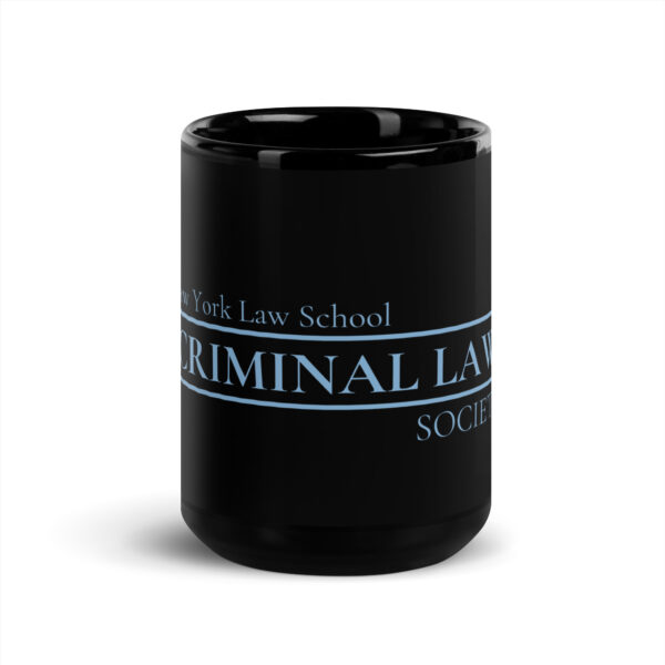 Criminal Law Society black-glossy-mug-black-15-oz-front