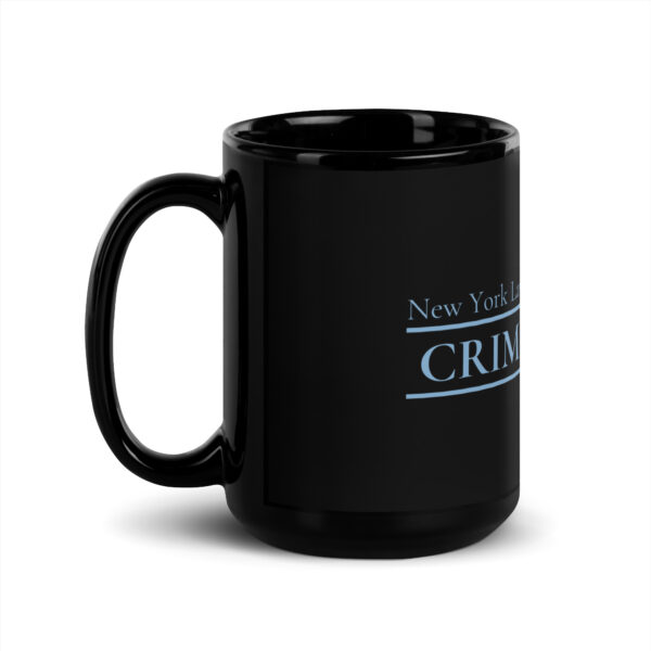 Criminal law Society black-glossy-mug-black-15-oz-handle-on-left