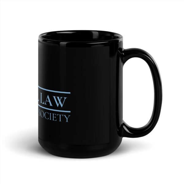 Criminal law Society black-glossy-mug-black-15-oz-handle-on-right