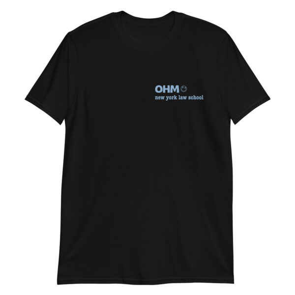 OHM unisex-basic-softstyle-t-shirt-black-front