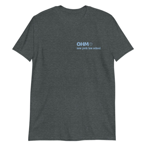 OHM unisex-basic-softstyle-t-shirt-dark-heather-front