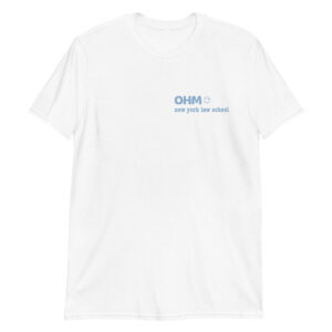 OHM unisex-basic-softstyle-t-shirt-white-front