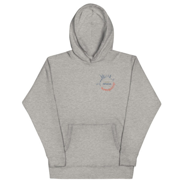 APALSA unisex-premium-hoodie-carbon-grey-front