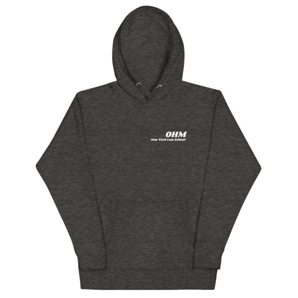 OHM unisex-premium-hoodie-charcoal-heather-front