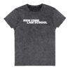 NYLS unisex-denim-t-shirt-black-front