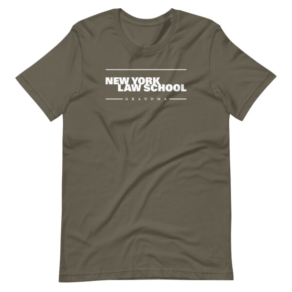 NYLS grandma unisex-staple-t-shirt-army-front