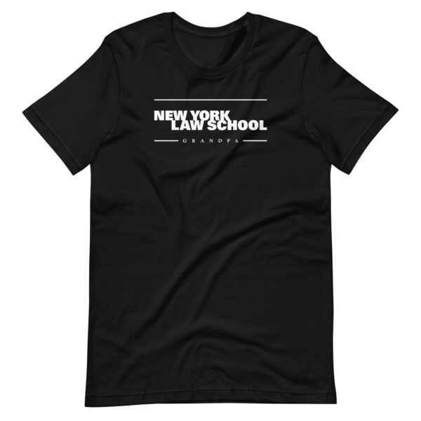 NYLS grandpa unisex-staple-t-shirt-black-front