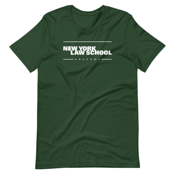 NYLS grandma unisex-staple-t-shirt-forest-front