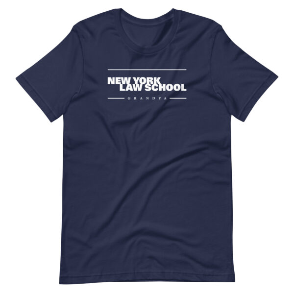 NYLS grandpa unisex-staple-t-shirt-navy-front