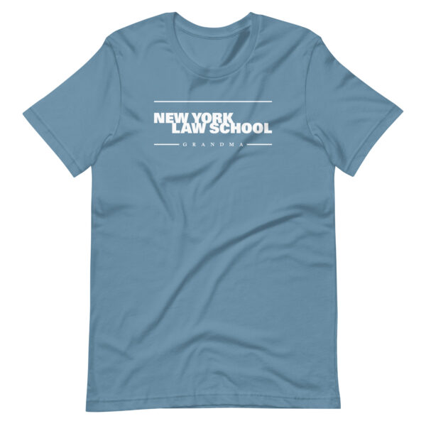 NYLS Grandma unisex-staple-t-shirt-steel-blue-front