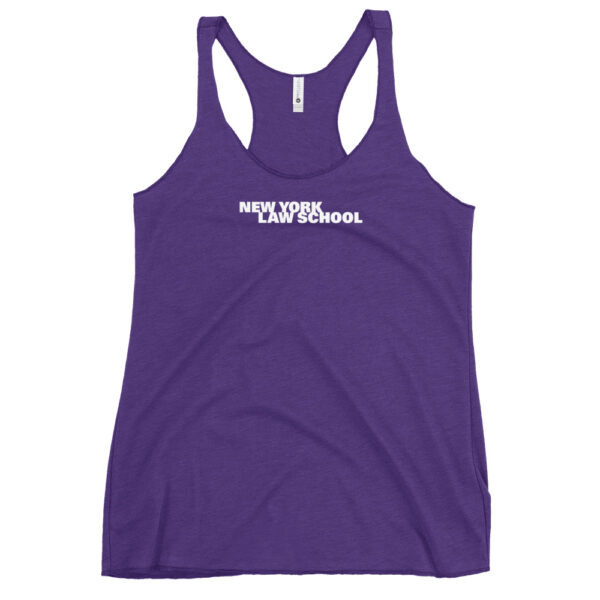 NYLS womens-racerback-tank-top-purple-rush-front