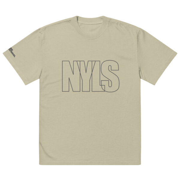 New York Law School oversized-faded-t-shirt-faded-eucalyptus-front
