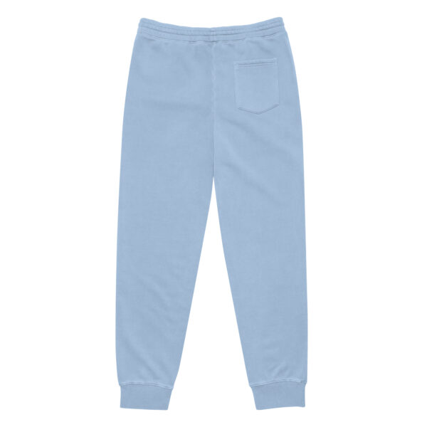 New York Law School unisex-pigment-dyed-sweatpants-pigment-light-blue-back