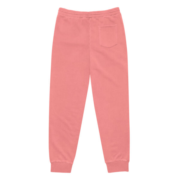 New York Law School unisex-pigment-dyed-sweatpants-pigment-pink-back
