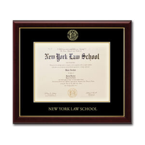 New York Law School diploma frame