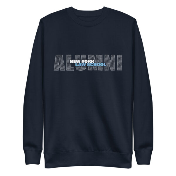New York Law School unisex-premium-sweatshirt-navy-blazer-front