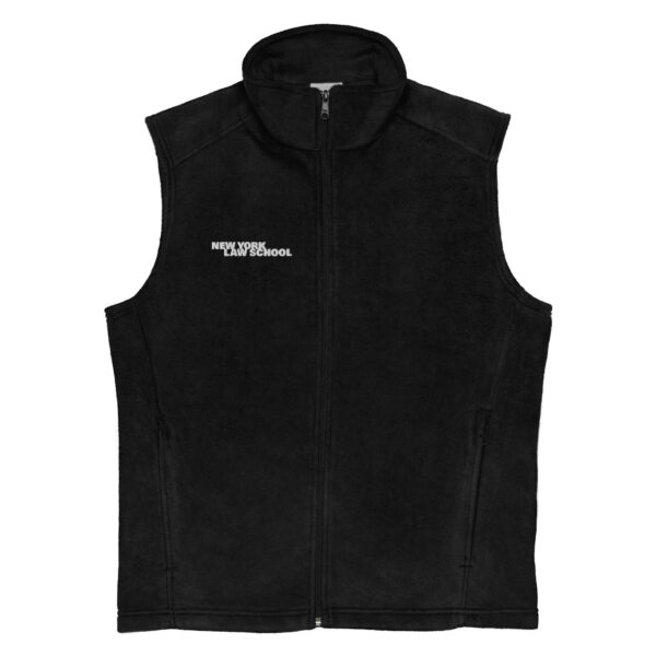 NYLS mens-columbia-fleece-vest-black