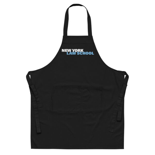 NYLS organic-cotton-apron-black