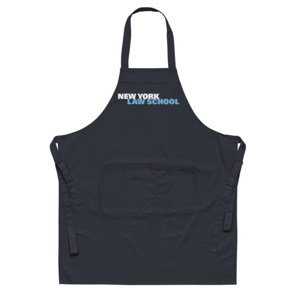 NYLS organic-cotton-apron-navy